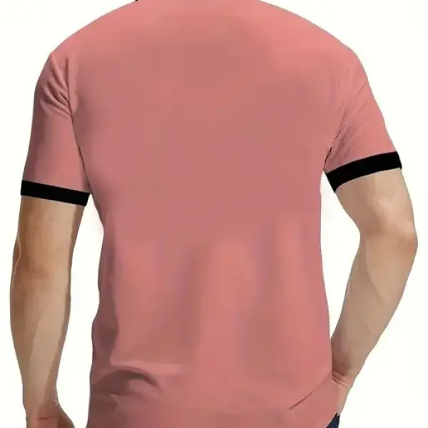 Men Cotton Blend Regular Tshirts