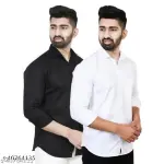 Pack of 2 Classy Partywear Men Shirts