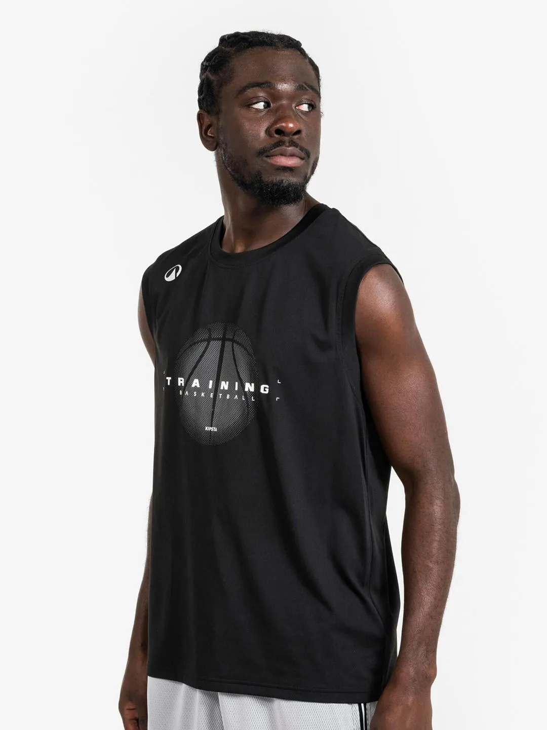 Kipsta By Decathlon Unisex Sleeveless Basketball Tshirt