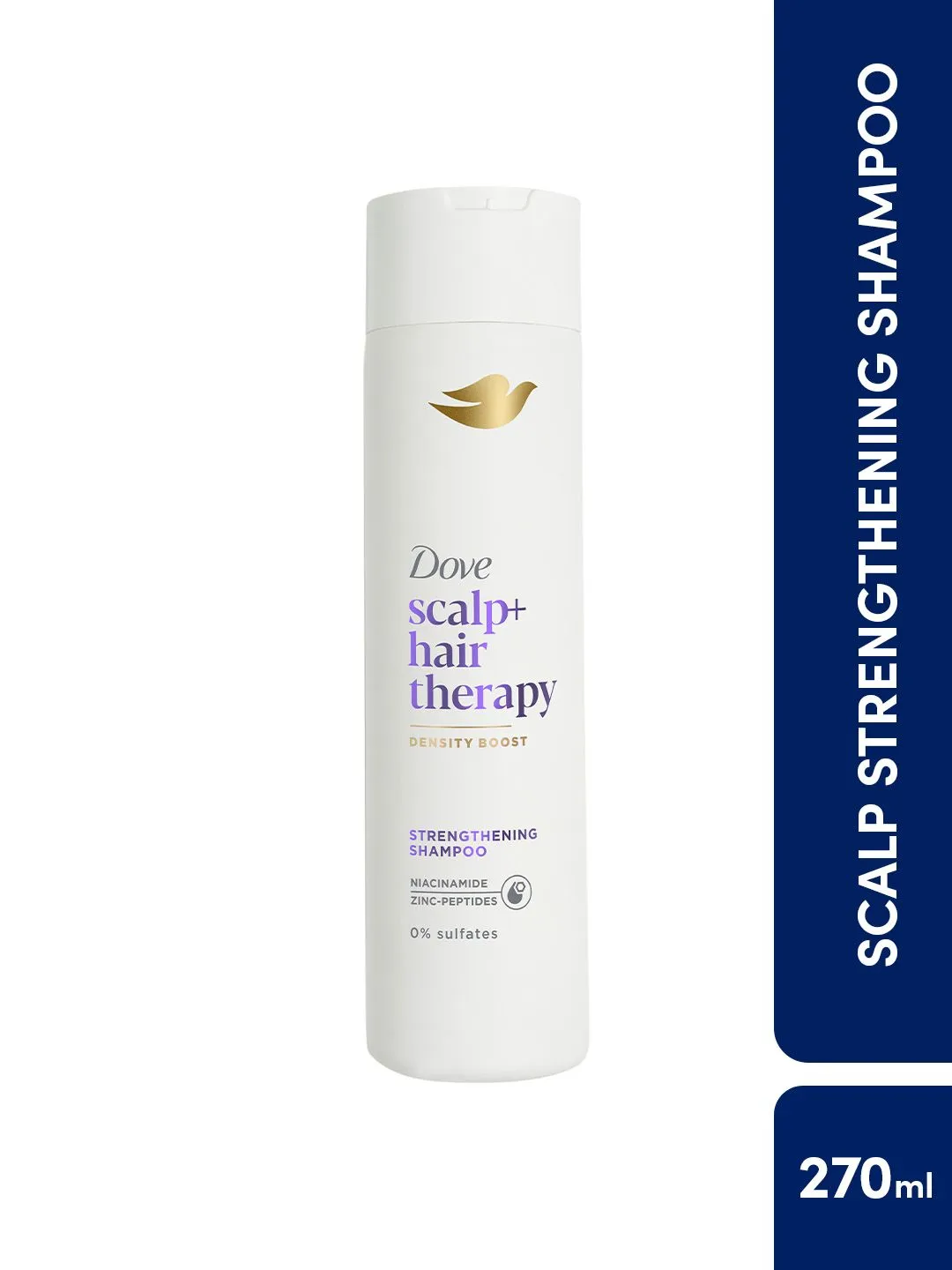 Dove Scalp+Hair Therapy Sulphate Free Density Boost Strengthening Shampoo - 270ml